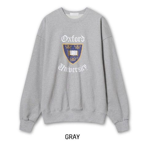 Oxford heavy pile sweatshirt