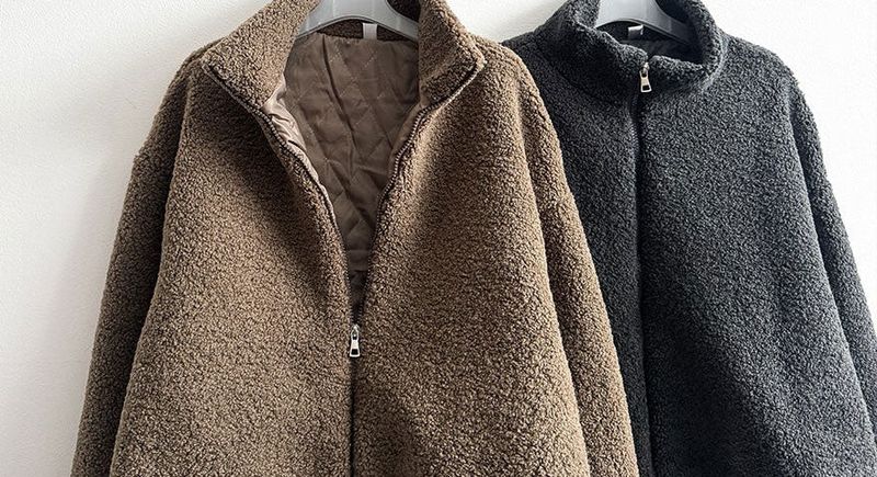 Pelo Thick Dumble Fleece Zip-Up Jumper