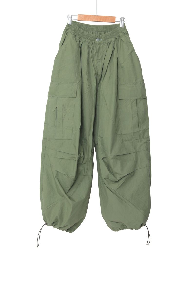 Cotton Balloon Cargo Pants