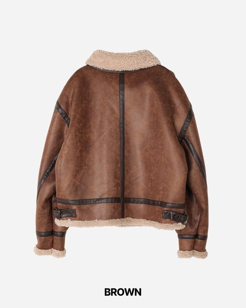 Dual Crop Leather Mustang