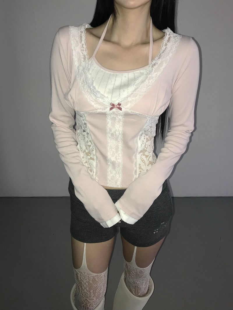 roomie lace top(4color)
