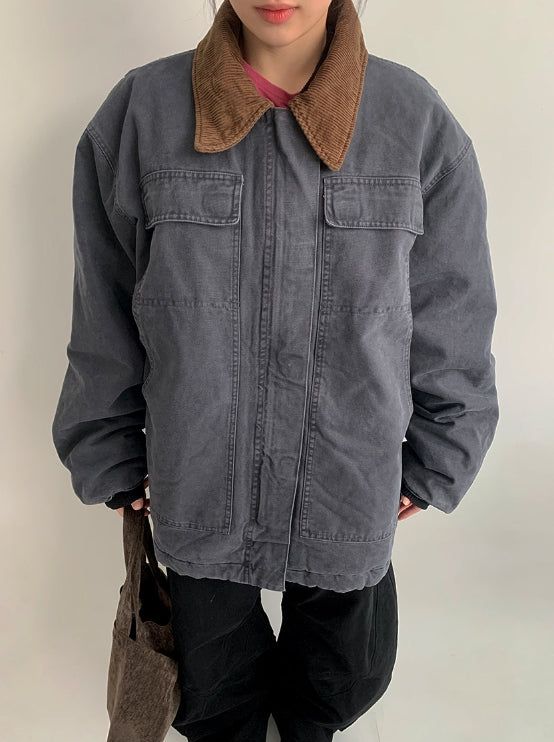 Shoji 3oz Washing Collar Quilted Jacket