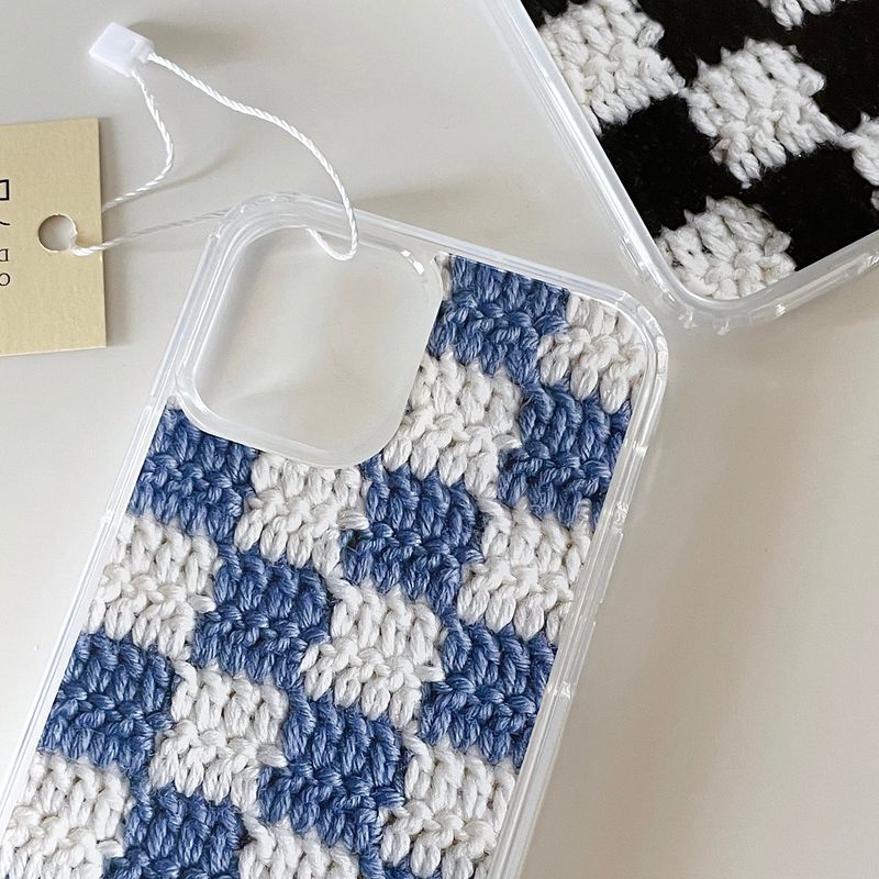CHECKERBOARD HARD JELL CASE_GREEN
