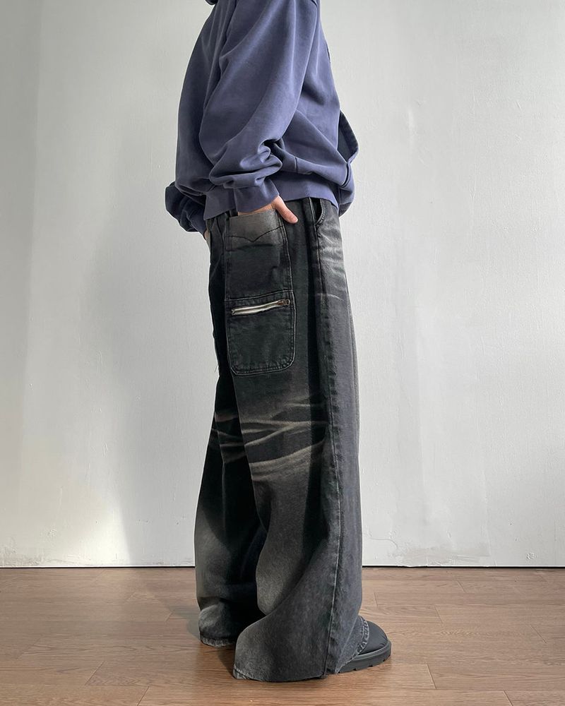 Laito Washing Denim Pants
