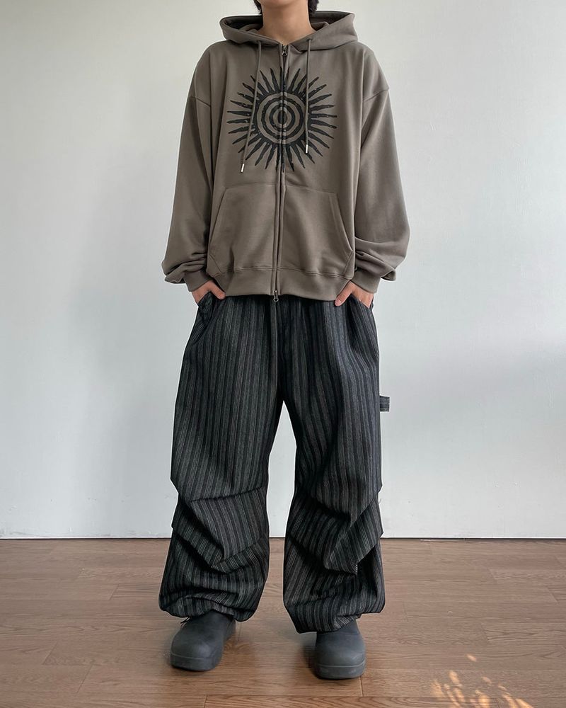 Sols Printed Hoodie Zip-up