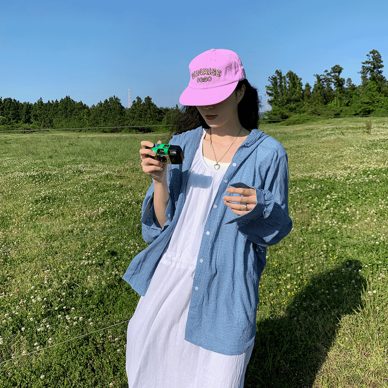 mirinaero(ミリネロ)の「Wendy Check Hoodie Shirt(Tops)」