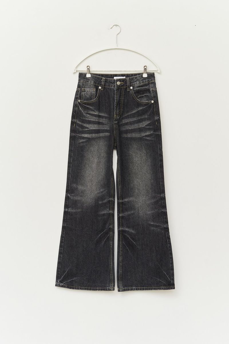 (W) Thunder Washed Bootscut Denim