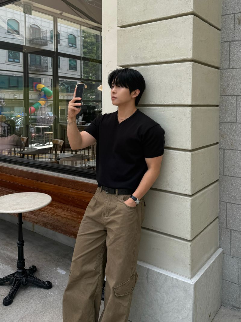Onew vintage washing cargo pants
