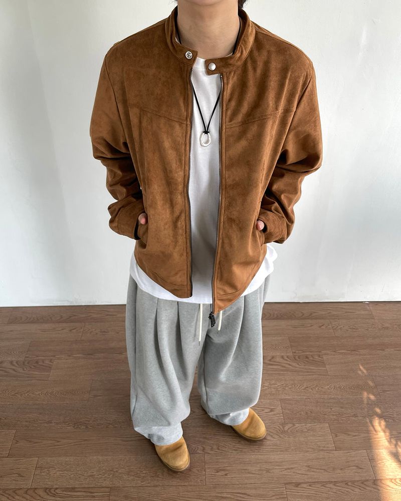 Nova Suede Snap Jacket