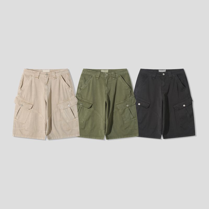 Lard dying bermuda cargo pants
