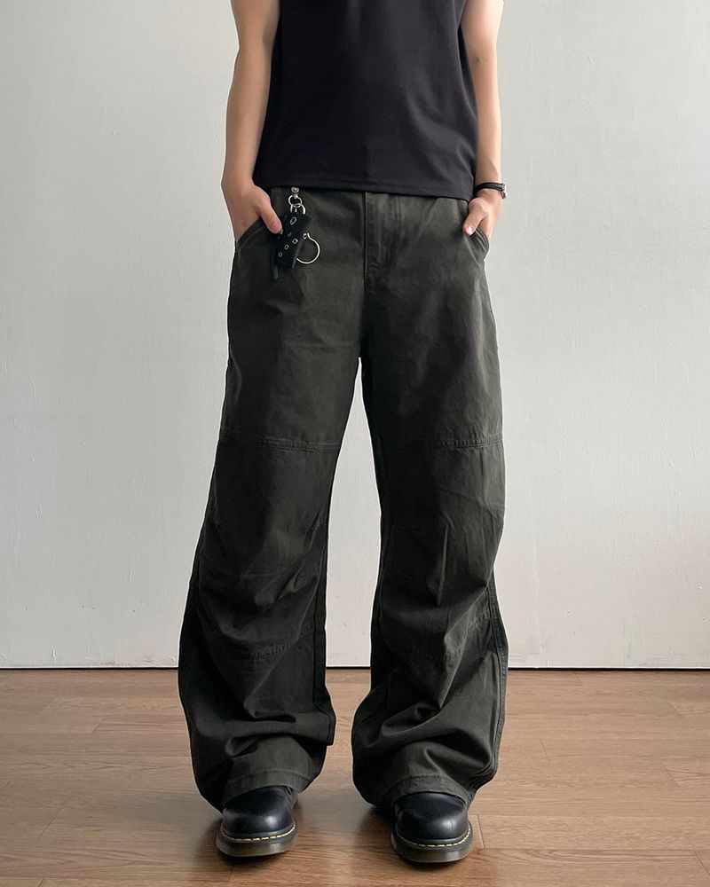 Season Panel Washed Pants