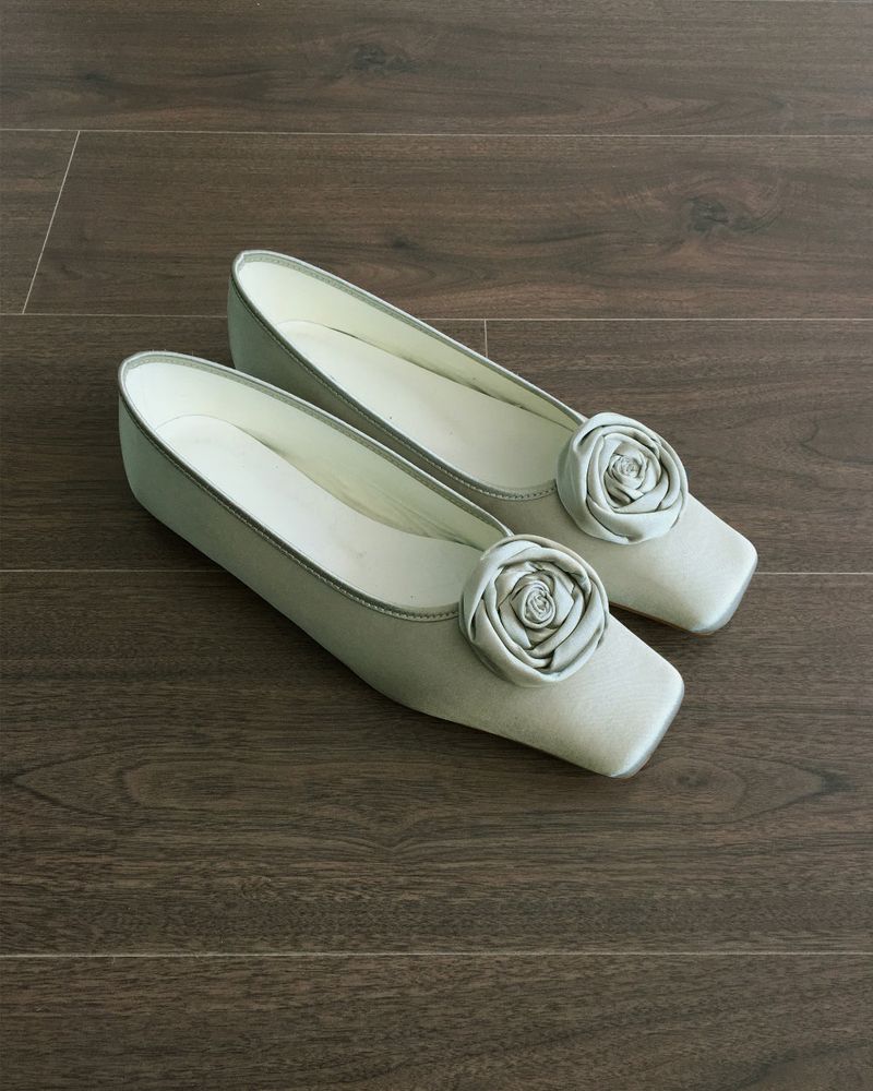 Rosie Satin Flats