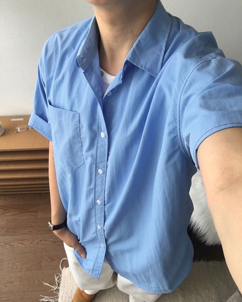 Serin Nylon Short Sleeve Shirt