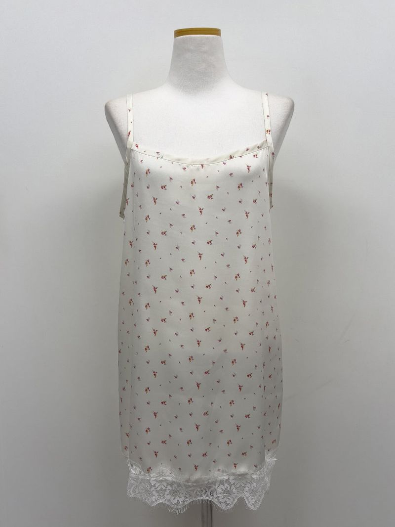 Flower Satin Layered Bustier One Piece