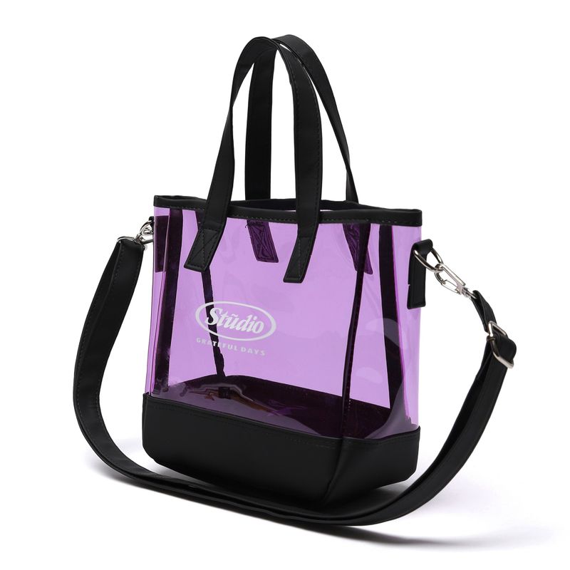 ODDSTUDIO X UNION OBJET PVC CIRCLE LOGO MINI CROSS BAG - 7COLOR