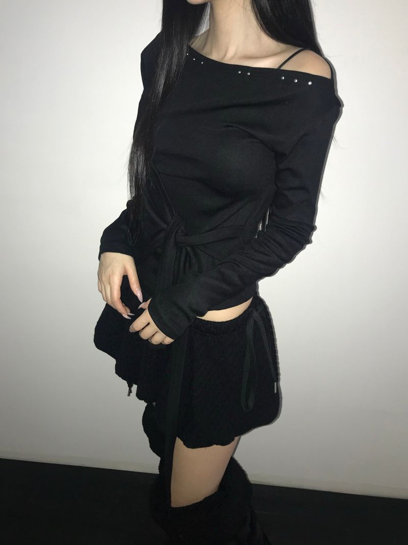stud tie top(3 color)