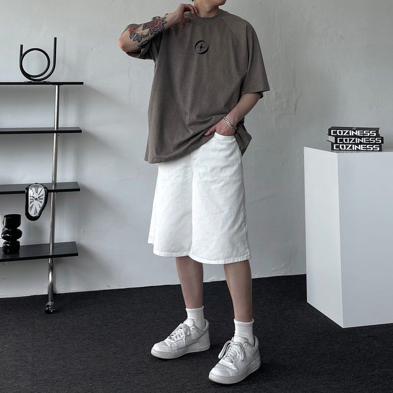 TR2486 White Bermuda Pants (S ~ L)