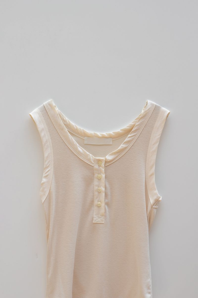 Botton sleeveless (Beige)