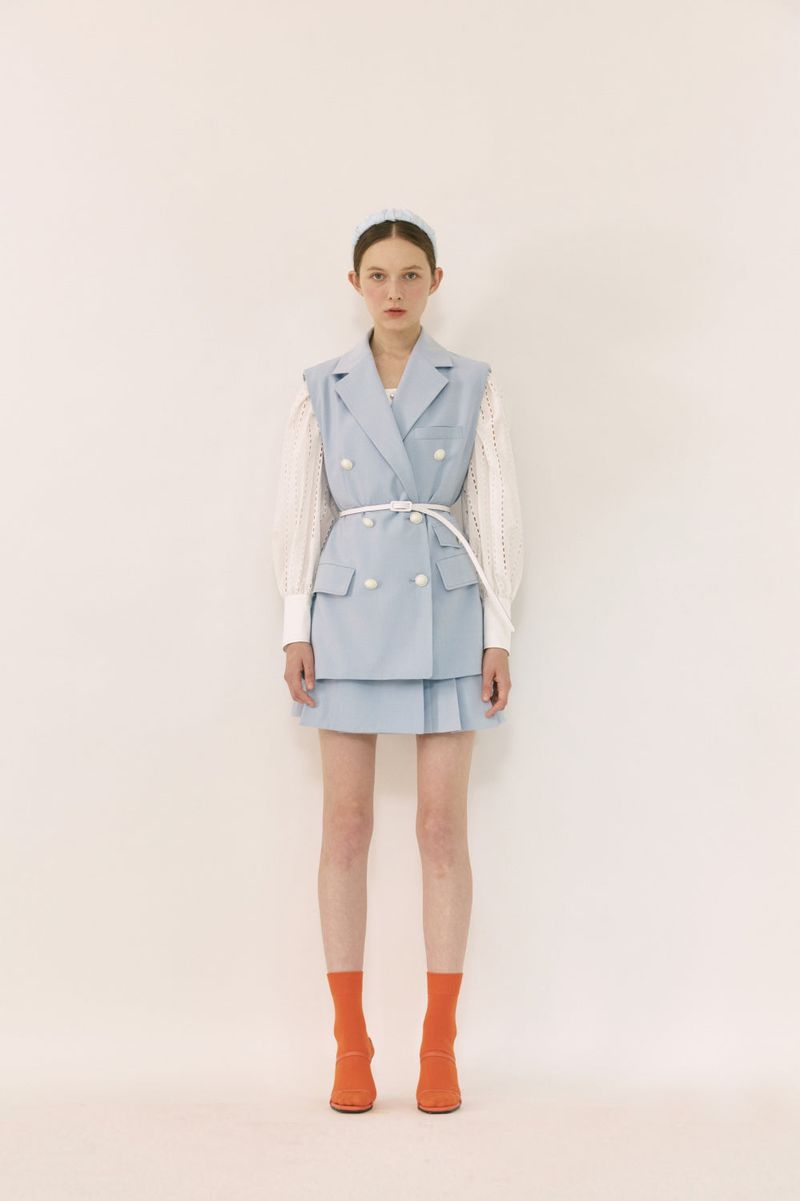 Belted vest