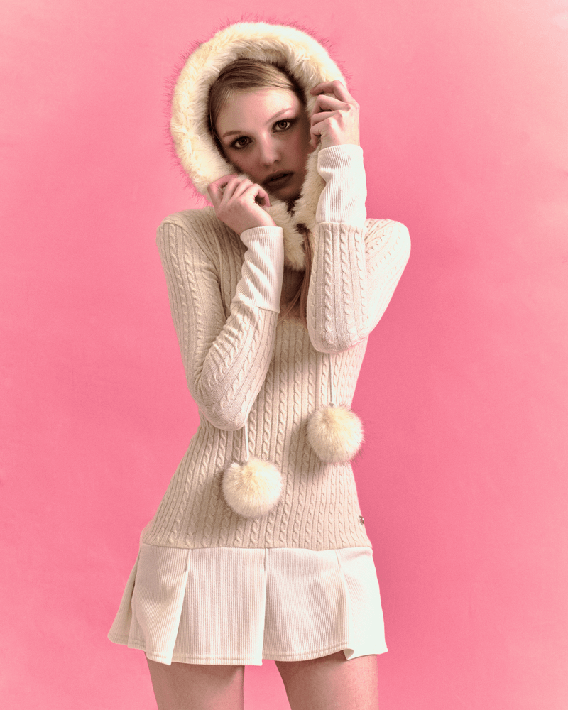 SNOWBALL ONE-PIECE [IVORY]