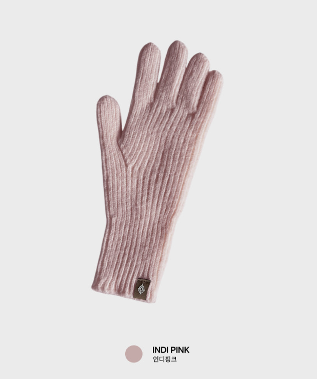  Edmo Smart Finger Hole Ribbed Gloves
