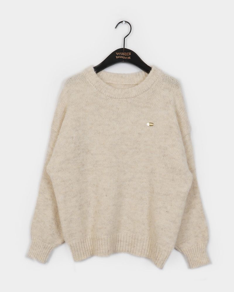 Your Wool Bokashi Pendant Round Knitwear