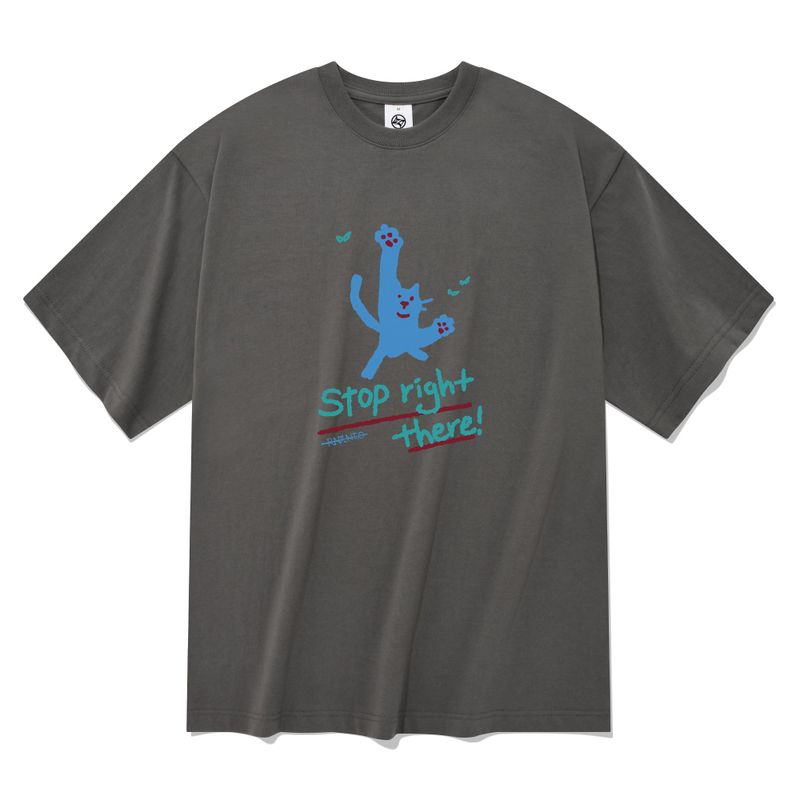 STOP BLUE T-SHIRTS