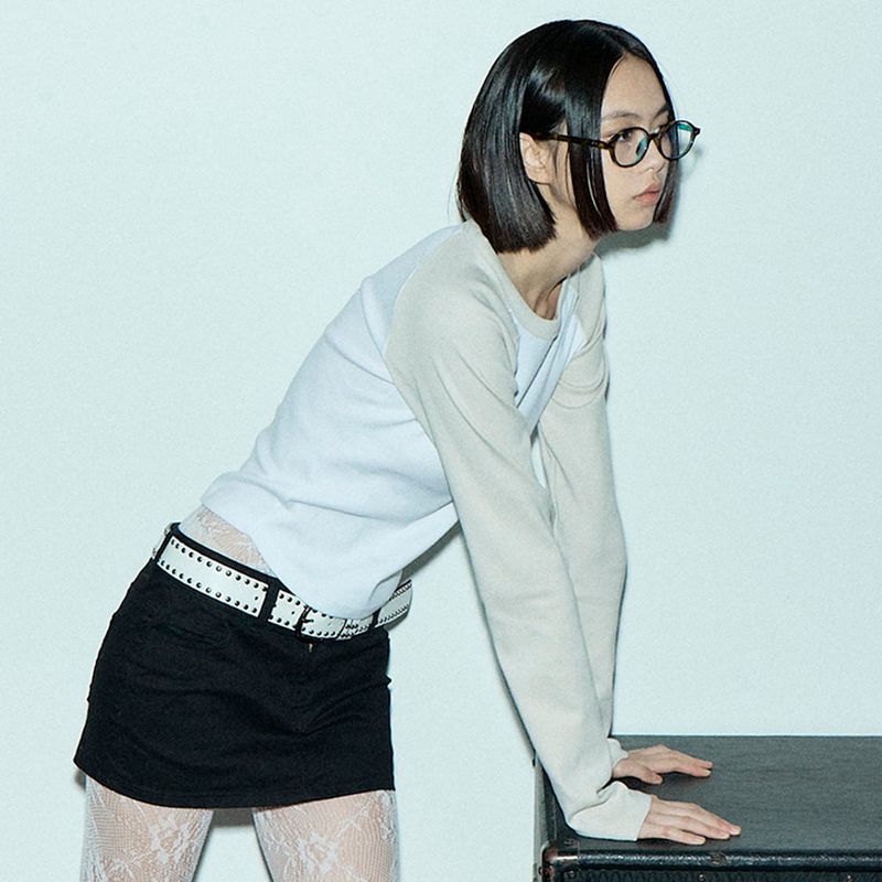 C RAGLAN LONG SLEEVE T-SHIRT_IVORY