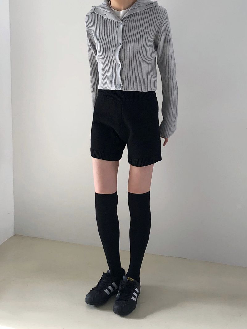 Arco iris(アルコイリス)の「Lovely wide knit shorts (Pants)」