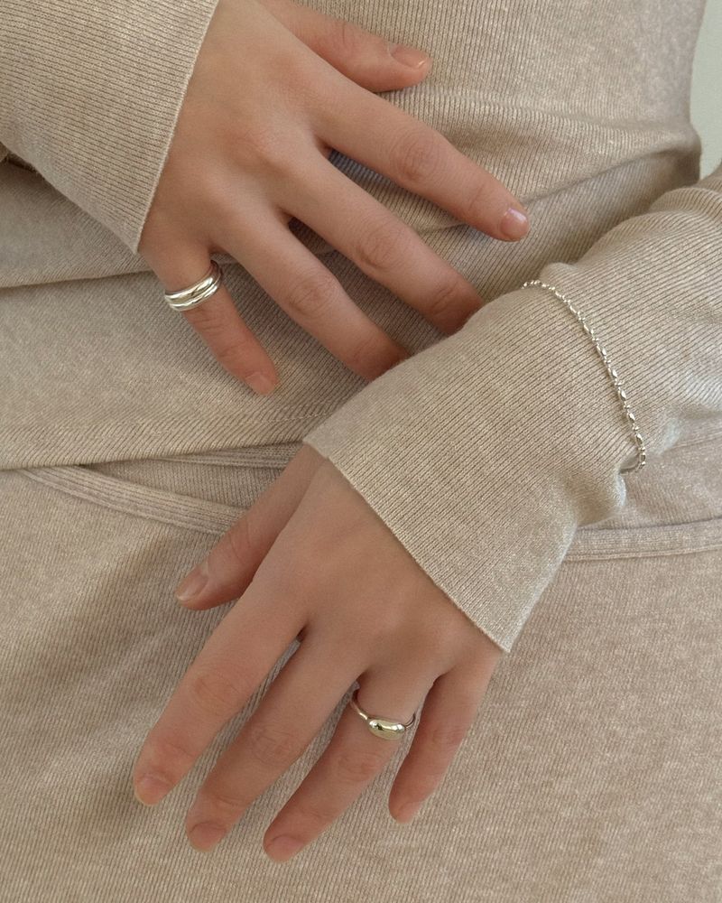 Snuggle ring (silver) *1PCS