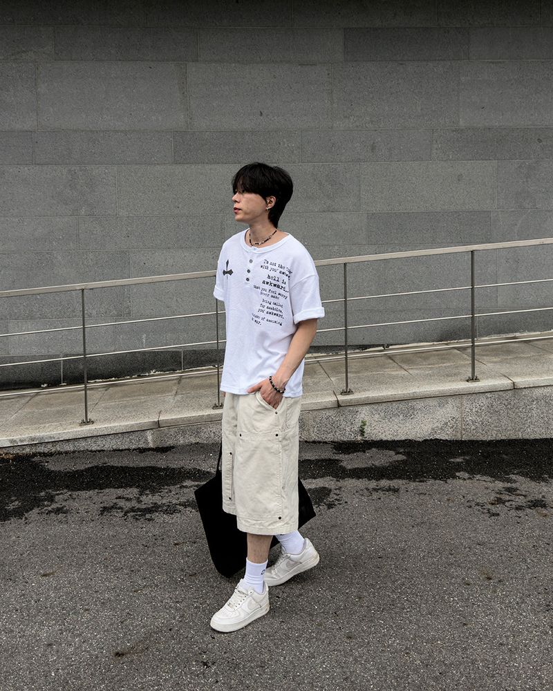 Carbon Double Knee Bermuda Pants