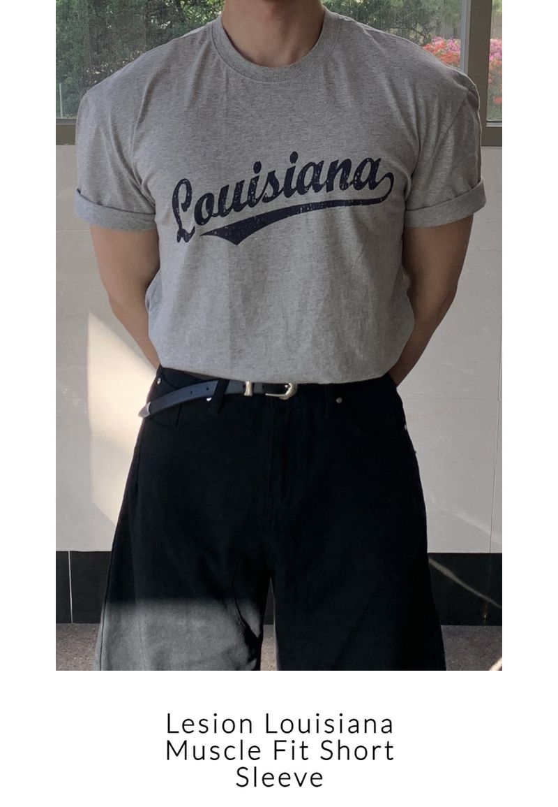 Mensfloor（メンズフロア）の「Lescion Louisiana muscle fit short sleeve t-shirt（Tops）」