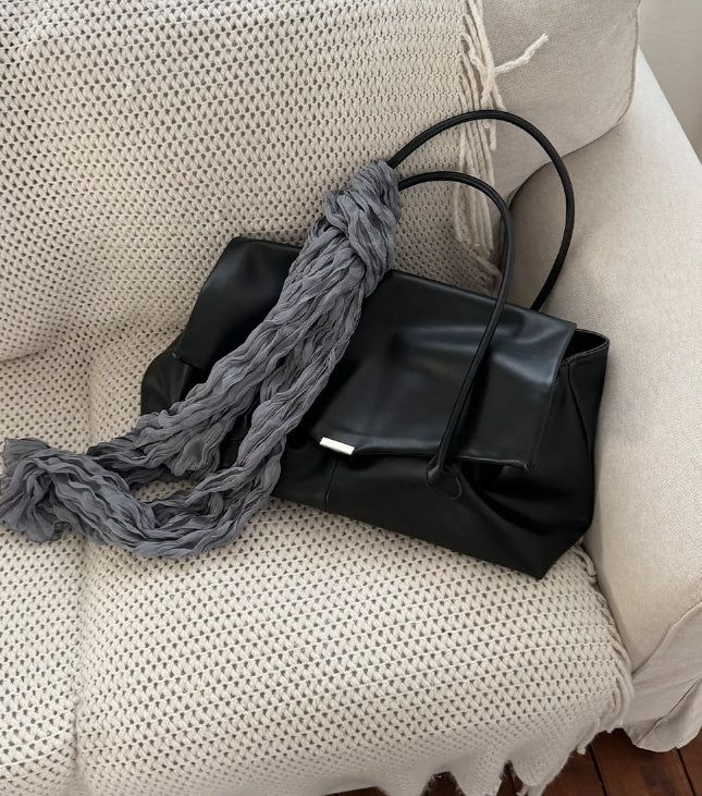 NATURAL PLEATS SCARF