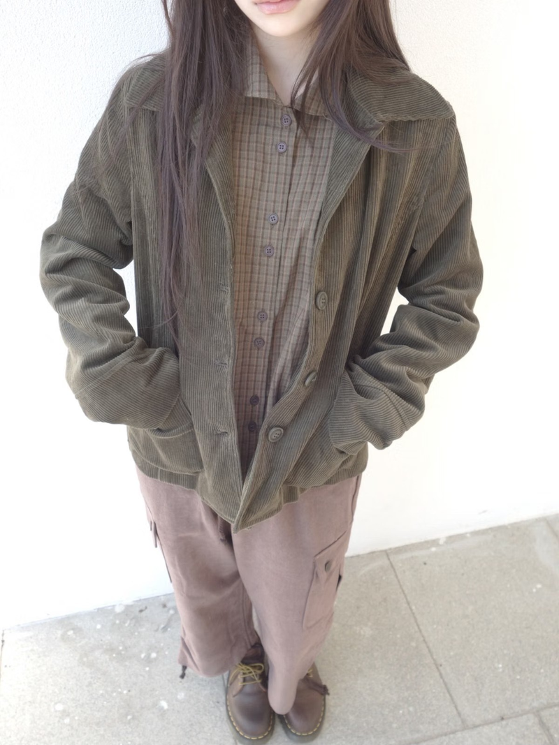 autumn coduroy jacket