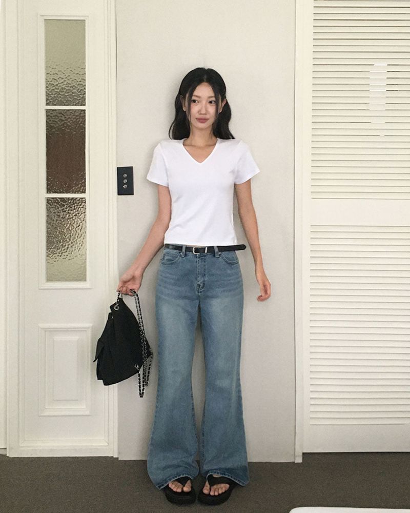 [MADE/S,M] Basic rayon 2typ short-sleeved T-shirt