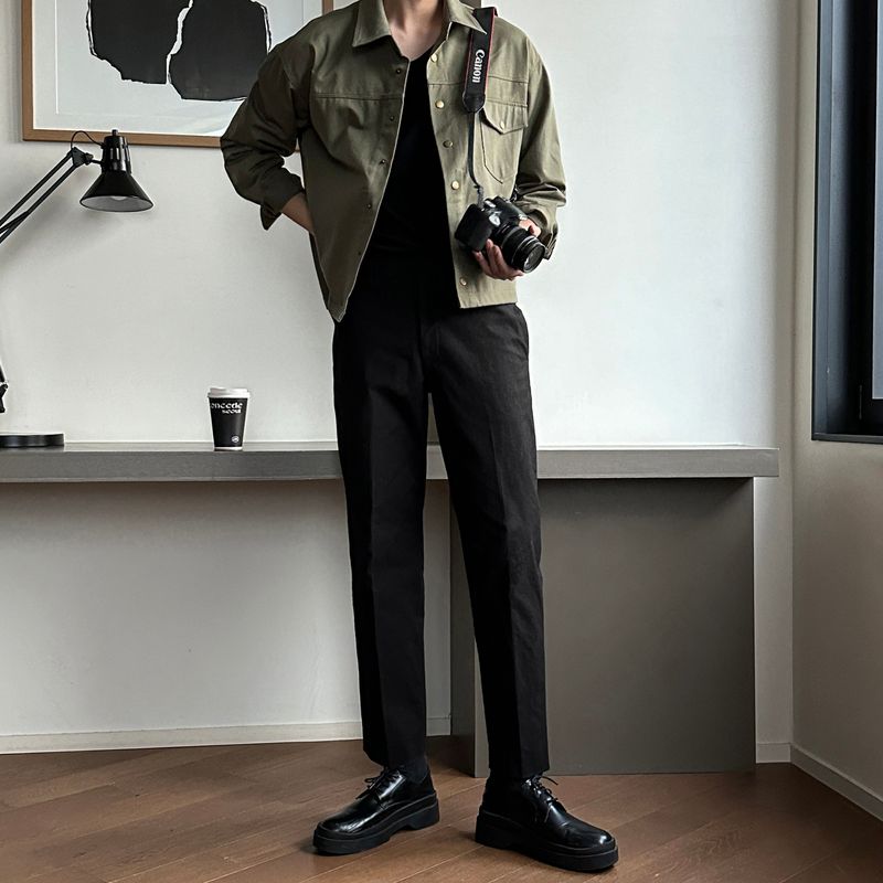 lemenne(ルメンヌ)の「LMN May Trucker Stitch Cargo Set-up Pants (5 colors)(Pants)」