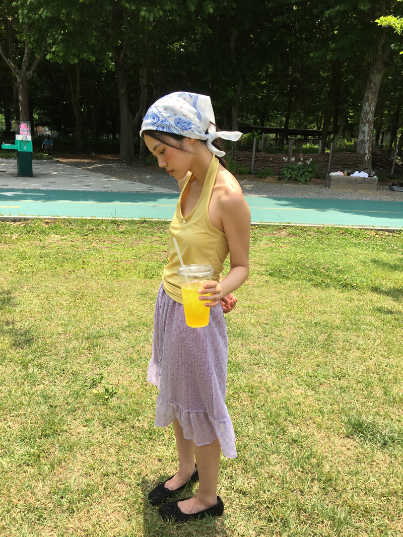Cherry Paisley Bandana (2color)