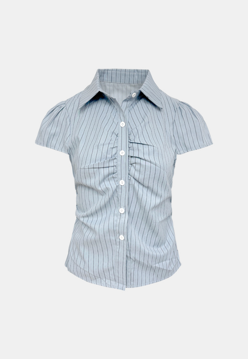 Monica Stripe Fitted Shirt