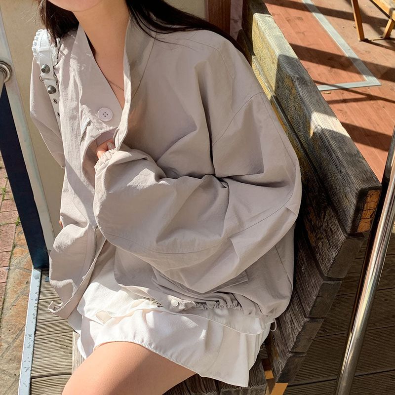 [Bellide made] Return Overfit Two-Way Pintuck Field Jacket