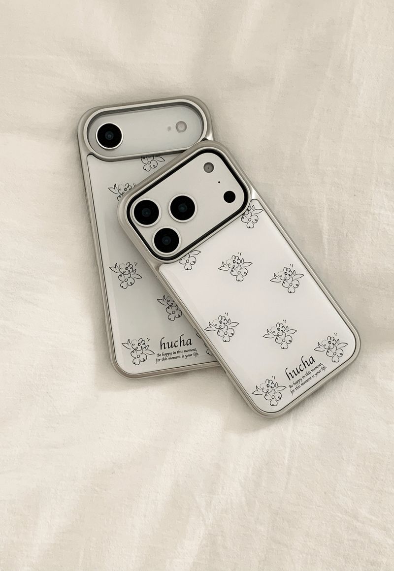 Flower Drawing Epoxy Phone Case