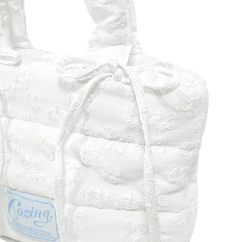 Pillow bag_jacquard white