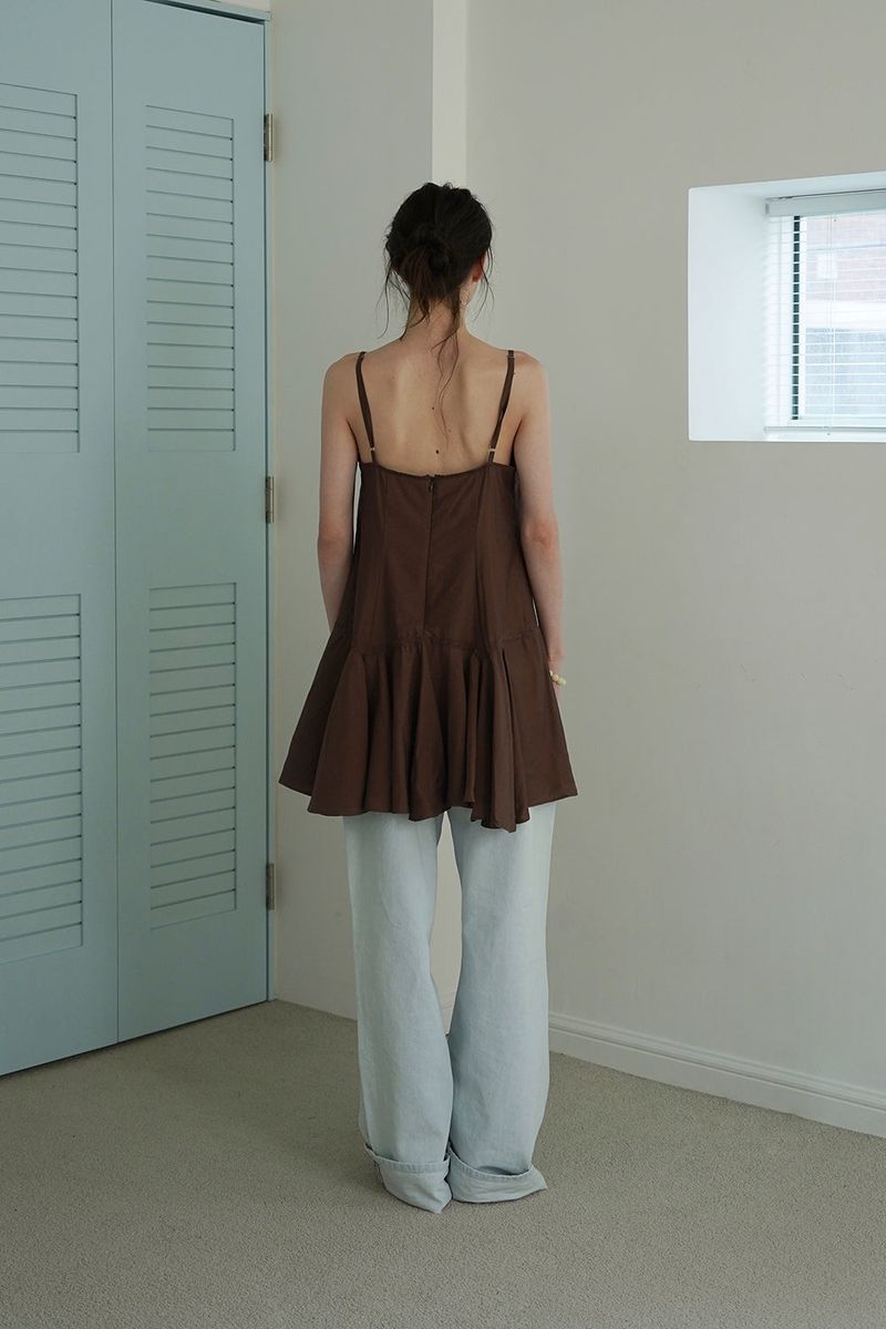 Nina slip dress_brown