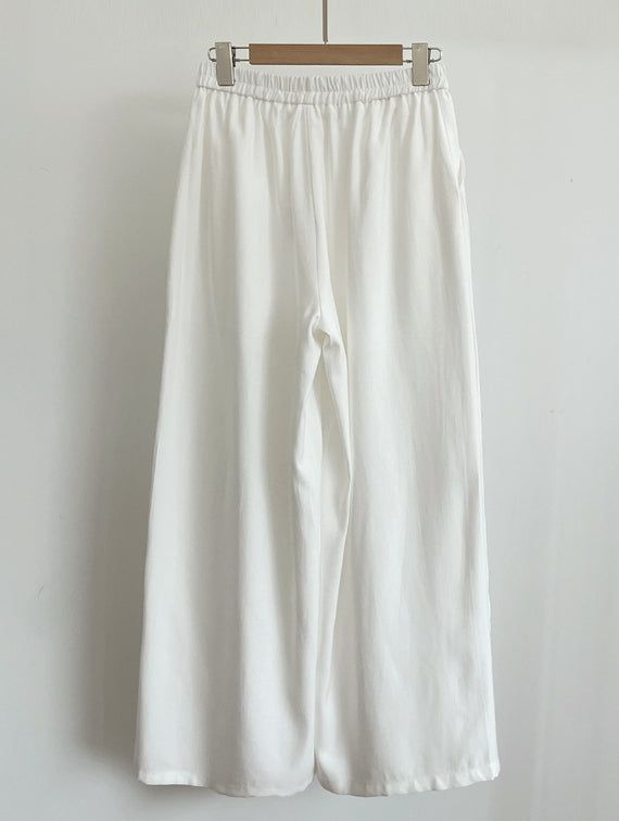 Bena Linen Sleeveless Banding Pants Set