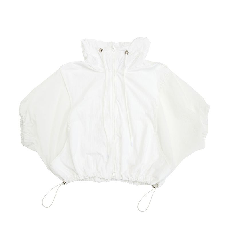 HALF ZIP-UP JUMPER_WHITE