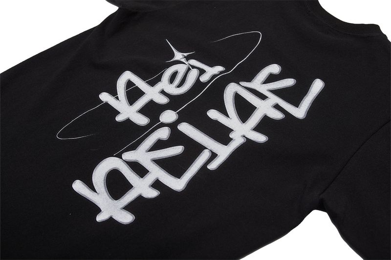 CHROME GRAPHICS T-SHIRTS [BLACK]