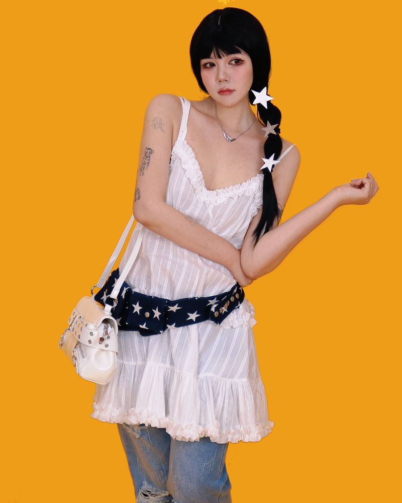 star point pocket belt (3color)