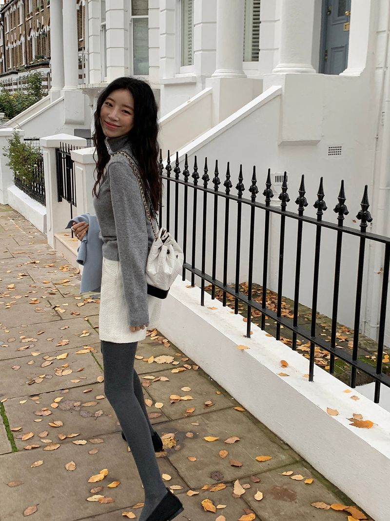 [MADE] soft wool turtleneck knitwear