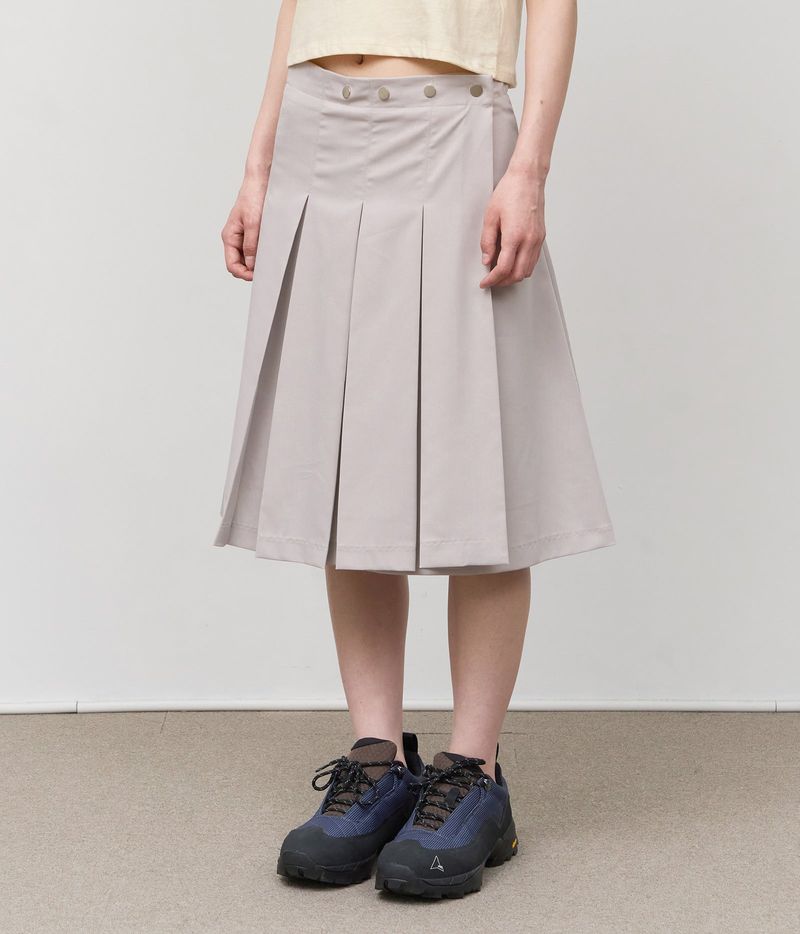HIFIFNK(ハイファイファンク)の「(W) Age Snap Pleats Skirt(Skirts)」