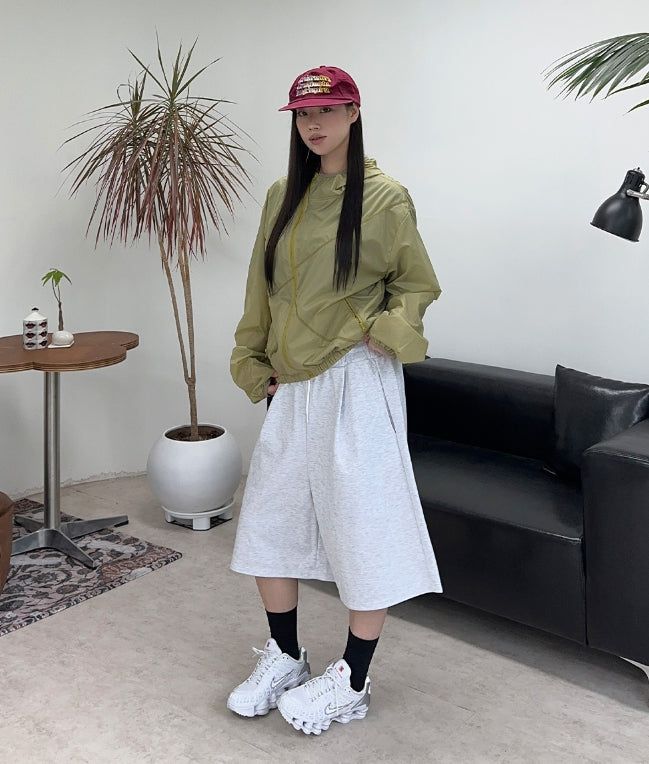 Harmen Pintuck Happo Bermuda Pants