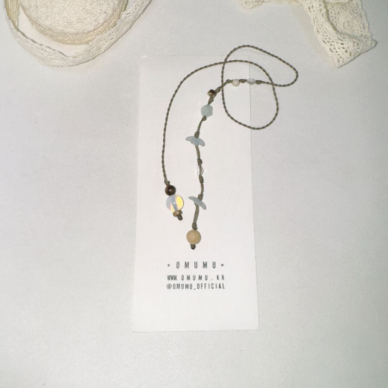 light blue hollyhock bookmark